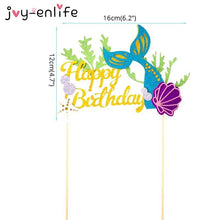 Load image into Gallery viewer, Mermaid Party Cake Decor
