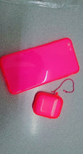 Load image into Gallery viewer, TPU iPhone 6 Plus Florescent Pink - Phone and Air pods Cases
