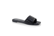 Load image into Gallery viewer, Chevron Quilted Slide Sandals
