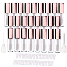 Load image into Gallery viewer, Rose Gold 1.2 ml Pretty Empty Lip Gloss Tubes / Containers - 25 Pack
