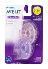Load image into Gallery viewer, Philips Avent Soothie for 0-3 months - 2 Pack Pacifiers
