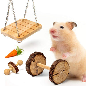 Sofier Natural Wooden Hamster Chew Toys Toys & Accessories