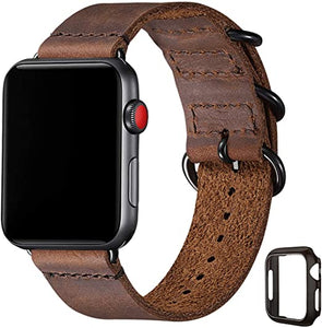 Vintage Leather Bands Compatible with Apple Watch