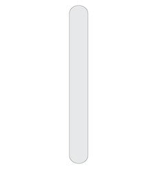 White Slim Nail File