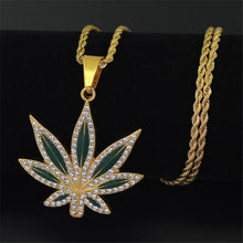 Load image into Gallery viewer, Marijuana Weed Leaf Maple Leaf Chain
