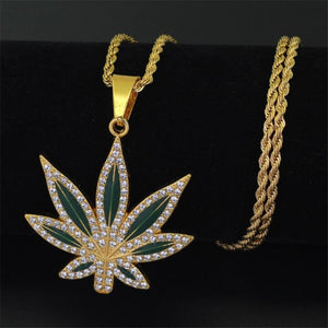 Marijuana Weed Leaf Maple Leaf Chain