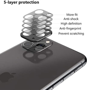 ZuYi [2 Packs] Camera Lens Protector for iPhone 11 pro/Pro max Clear Ultra Thin High Definition Transparent Anti-Scratch Fingerprint Tempered Glass