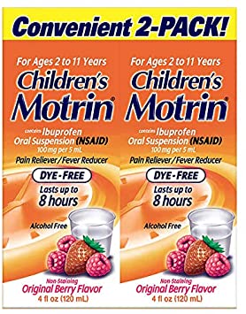 Children's Motrin 2 Pack for ages 2 to 11