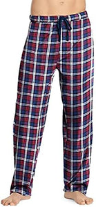 Hanes Men's Logo Woven Plaid Pants Size:2XL