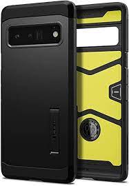 Spigen Tough Armor [Extreme Protection Technology] Designed for Google Pixel 6 Pro Case (2021) - Black