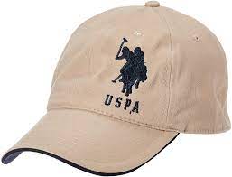 Concept One Us Polo Assn. Adjustable Cotton Baseball Hat with Curved Brim and Embroidered Large Horse Logo
